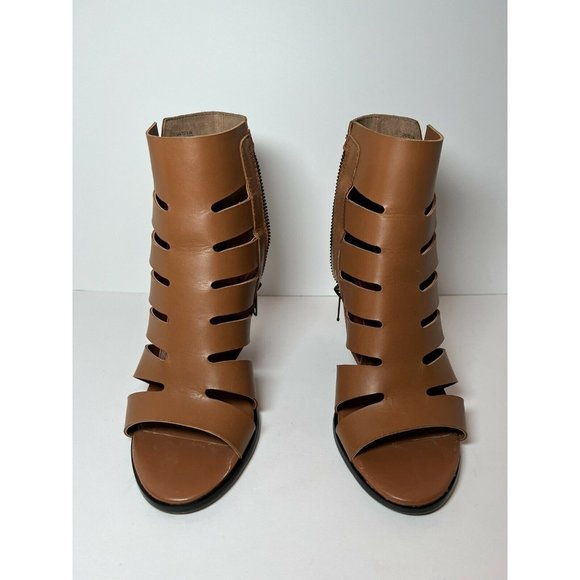 Steven by Steve Madden leather zipper heel Size 9.5 - Picture 2 of 5